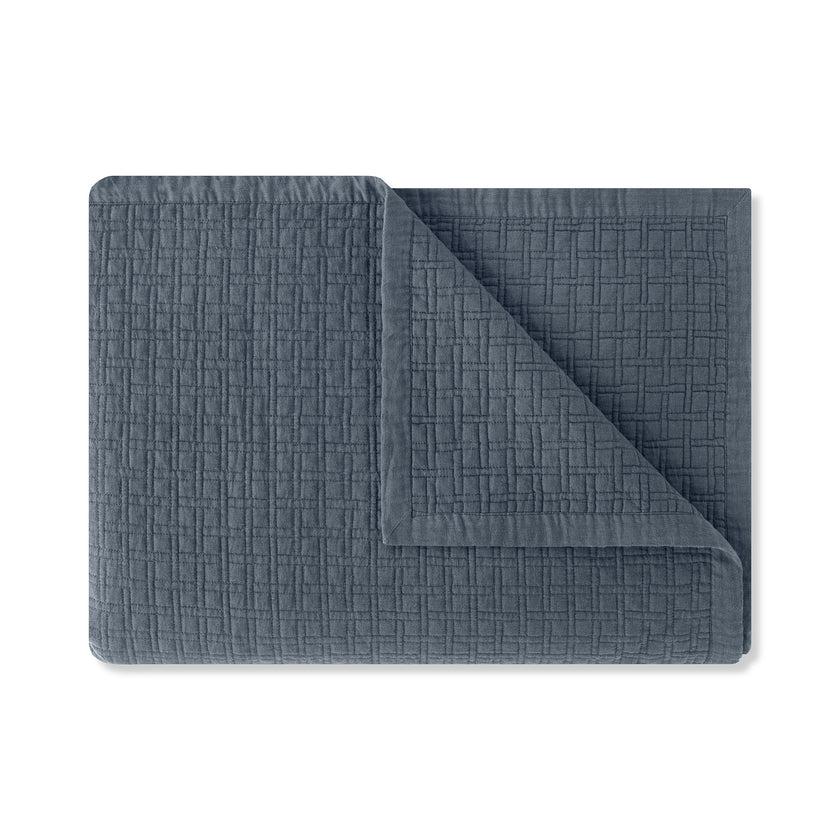 Tagesdecke Adorno blue