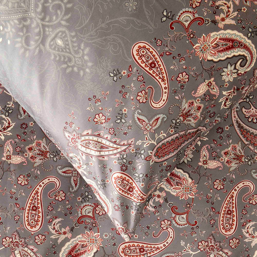 Bettwaesche Monnalisa grau detail