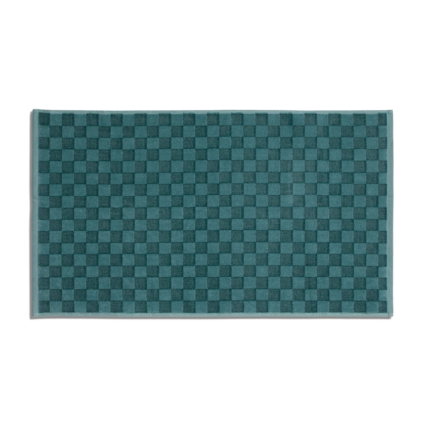 Badevorleger Monochrome Check Möve