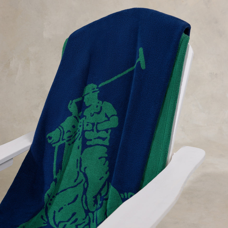 Beach towel Polo Jacquard