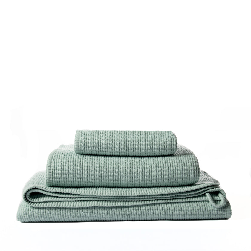 Frottier Waffel aqua
