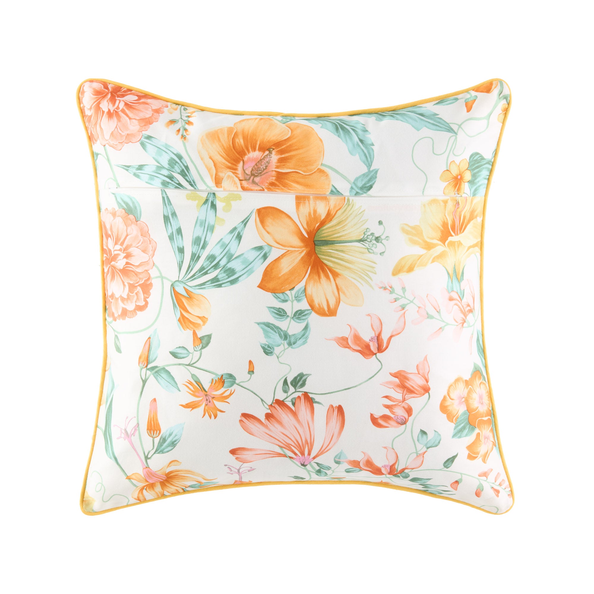 Kissen Casablanca gelb rückseite