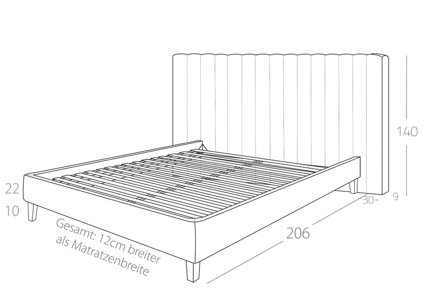 Bett Liberty zeichnung