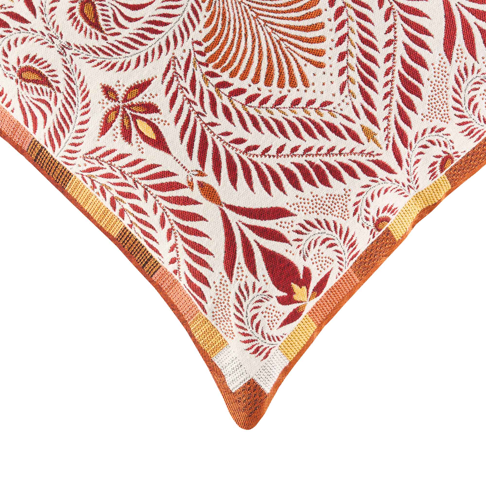 Kissen Jacquard Nairobi  rot 