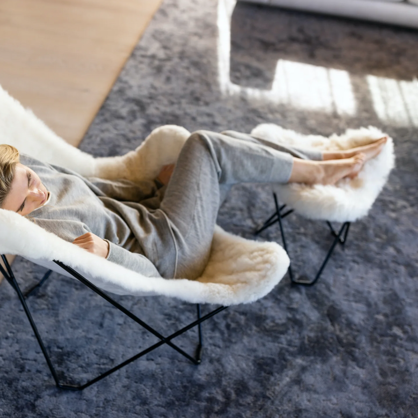 Ottomane Mariposa weich alpaka