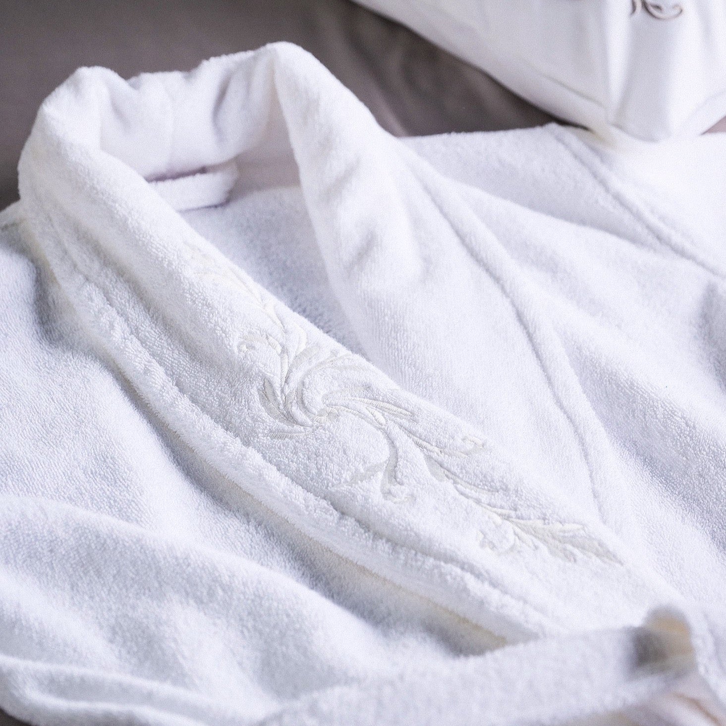 Bathrobe Snow Lace