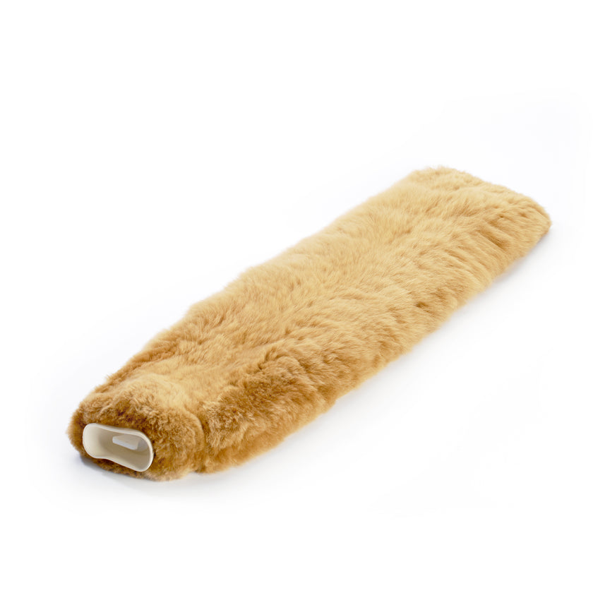 Schlauchwärmflasche Tubo weich alpaka