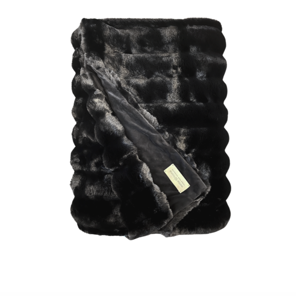 Wohndecke Arctic Fox black