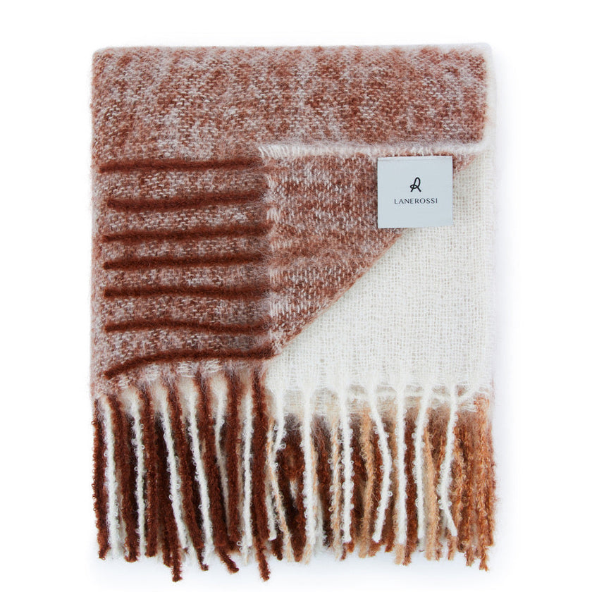 Wohndecke Degradé Check rot