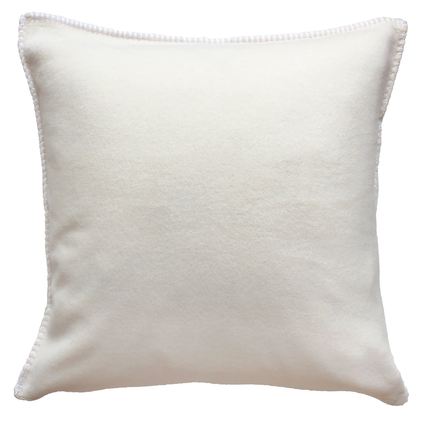 Zierkissen wollweiss