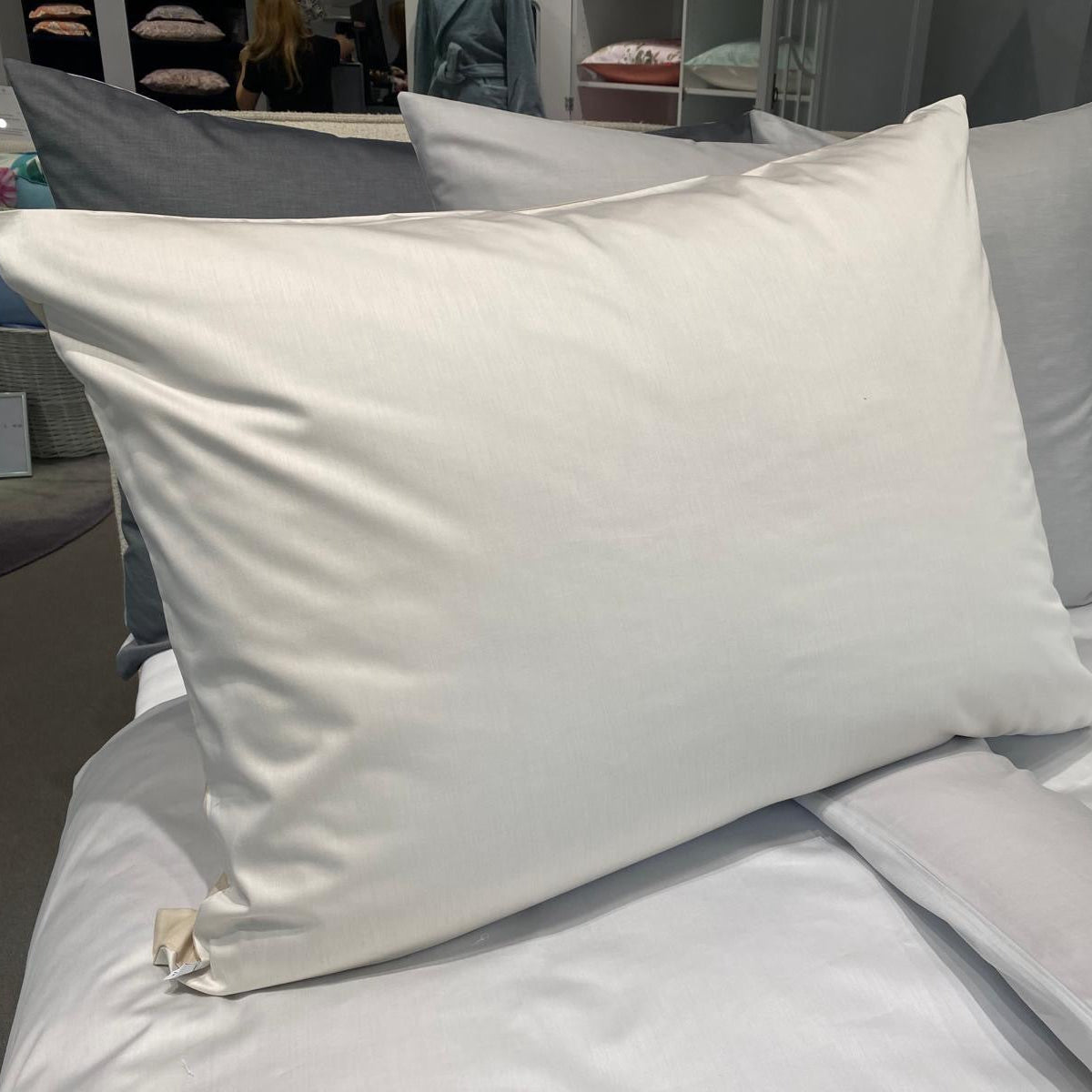 chambray Bettwäsche grau