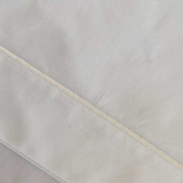 Bettwäsche mit Kordel in cream