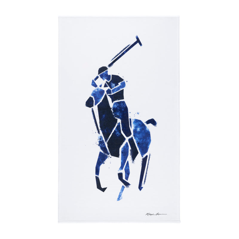 Strandtuch Abstract Polo Player