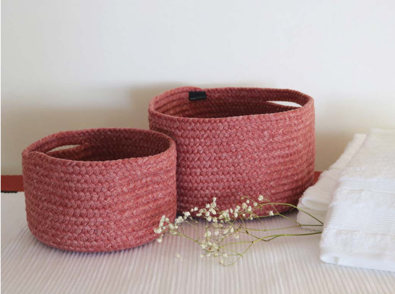 Basket with handles