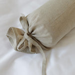 Bed Linen Linen Stonewashed, Neck Roll Cover