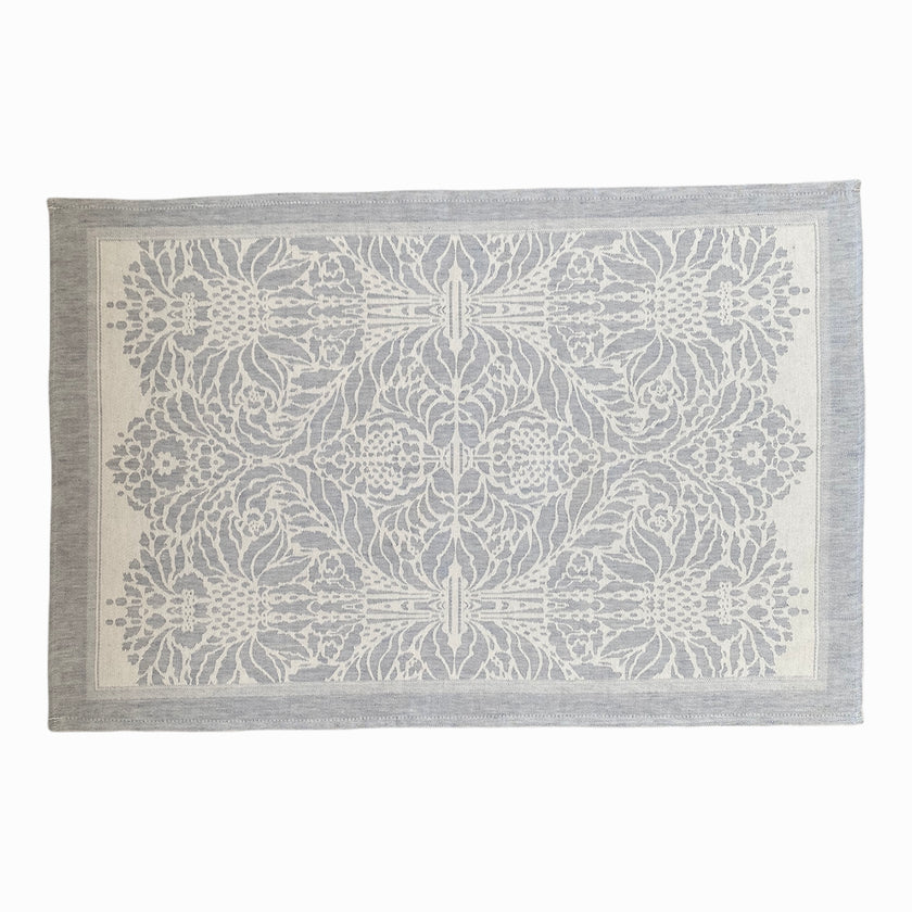 Kitchen Towel Half-Linen Indian Floral