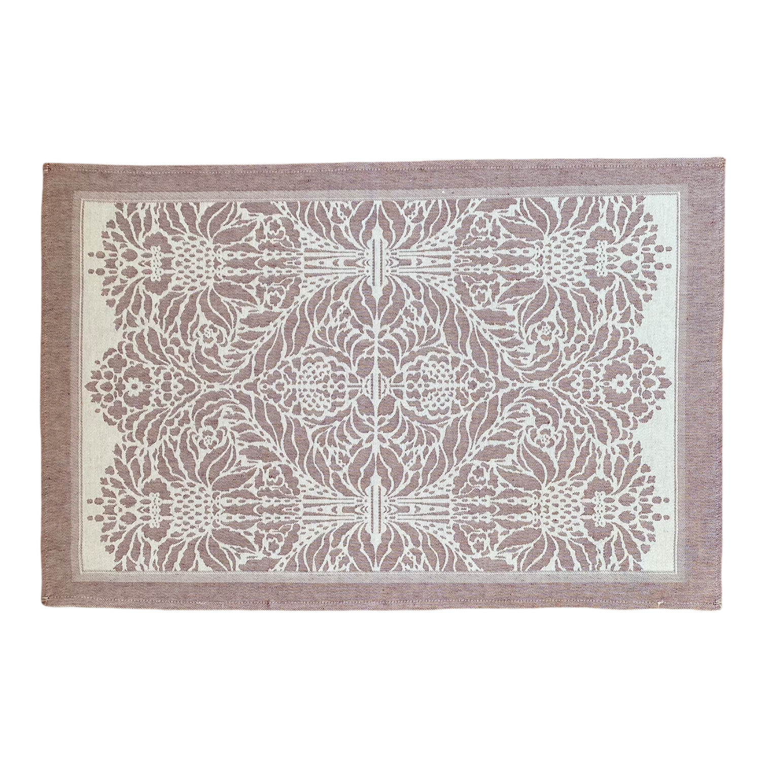 Kitchen Towel Half-Linen Indian Floral
