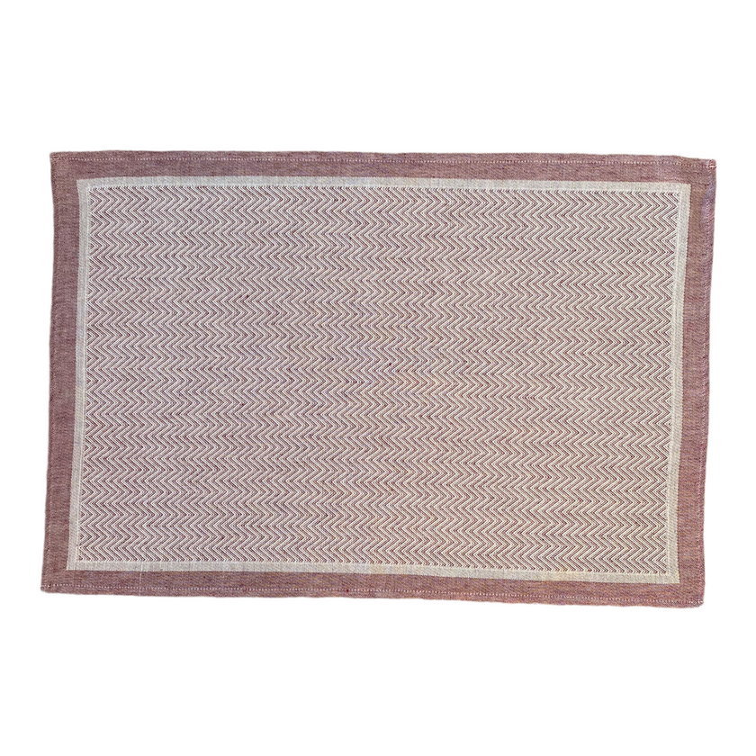 Kitchen Towel Half-Linen Herringbone