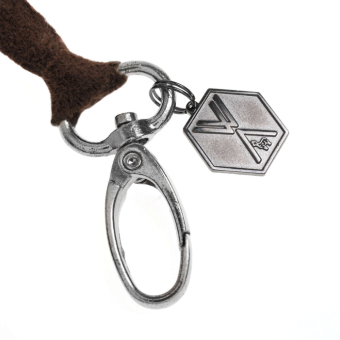 Schlüsselanhänger Clave weich alpaka 