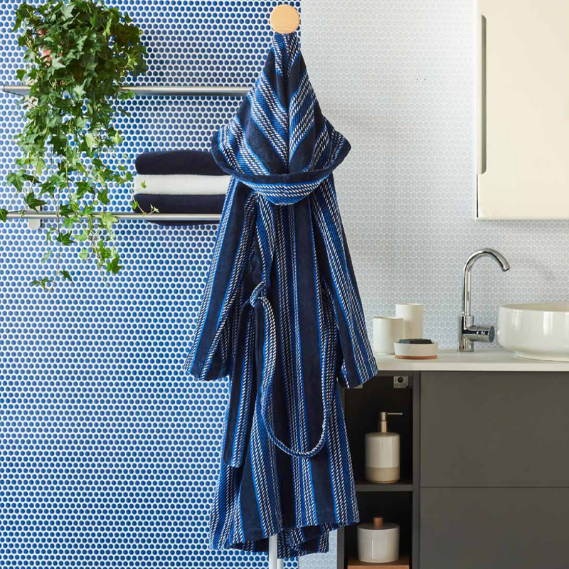 Bademantel Denimwear Stripes