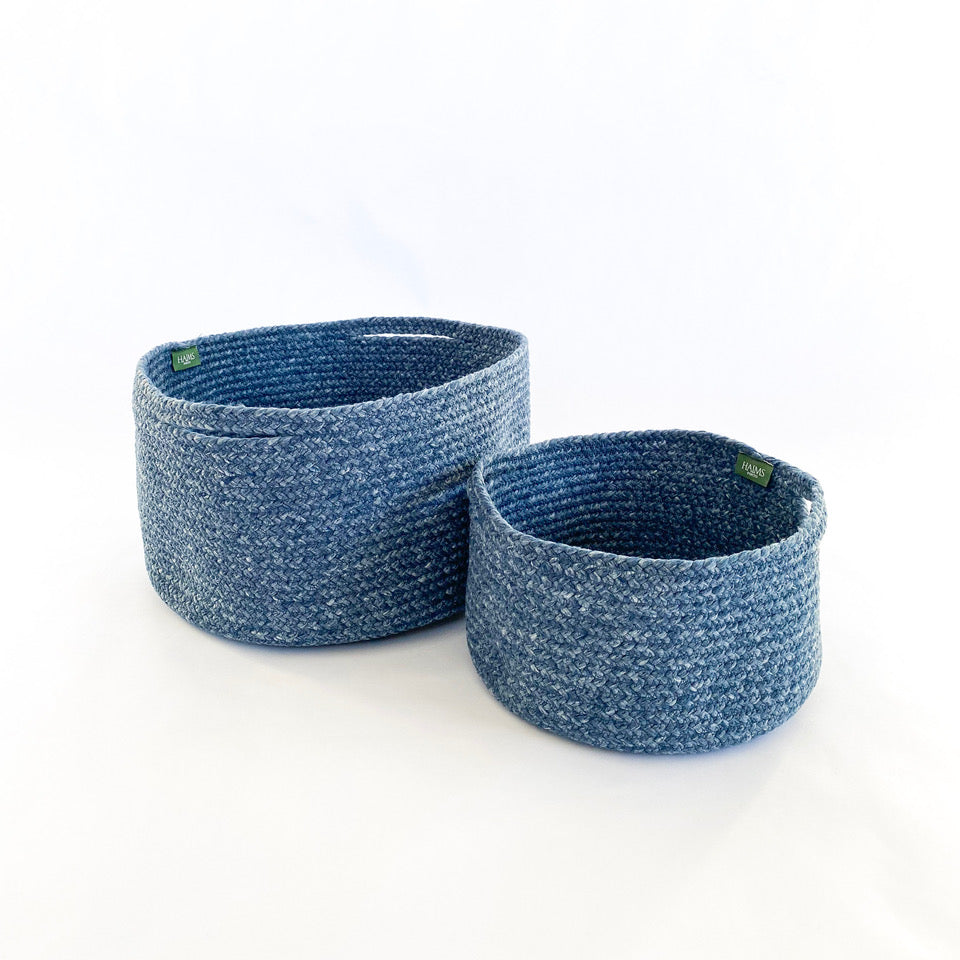 koerbe mit griffen blau 