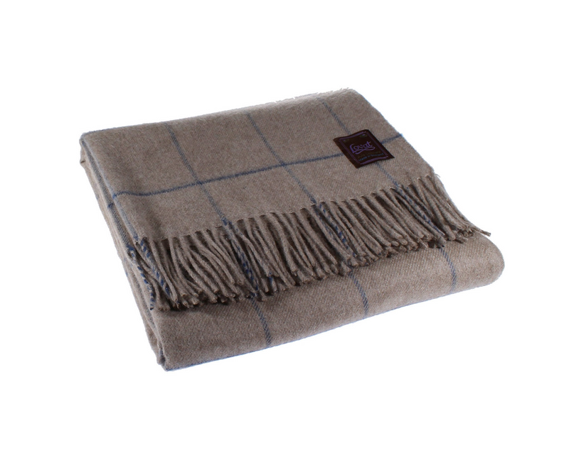Wohndecke Snowflake Natural Cashmere