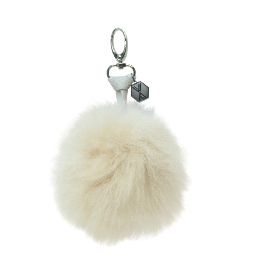 Schlüsselanhänger Clave weich alpaka 